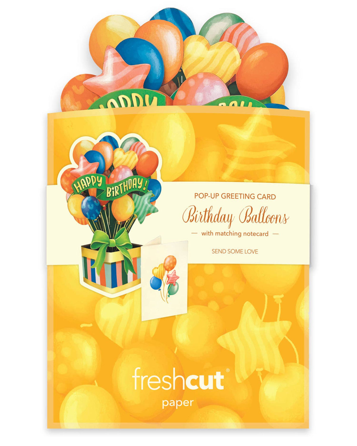 Mini Birthday Balloons Pop-up Card