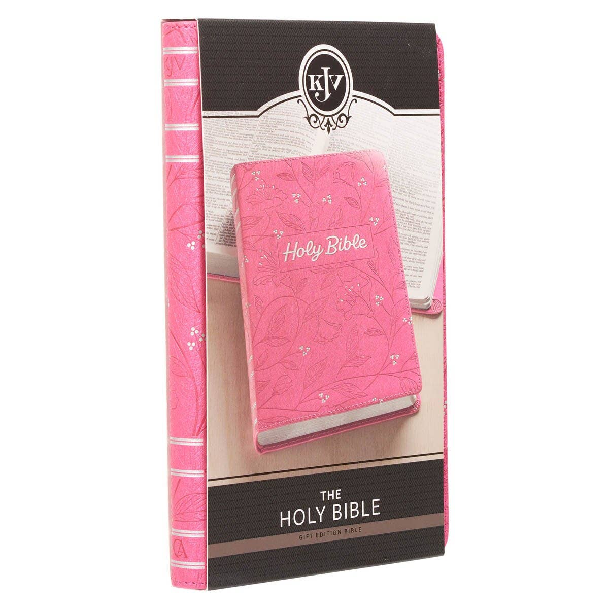 KJV Bible Gift Edition Faux Leather, Pink