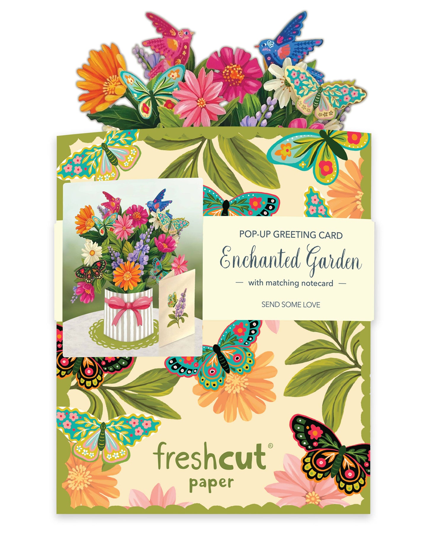 Mini Enchanted Garden Pop-up Card