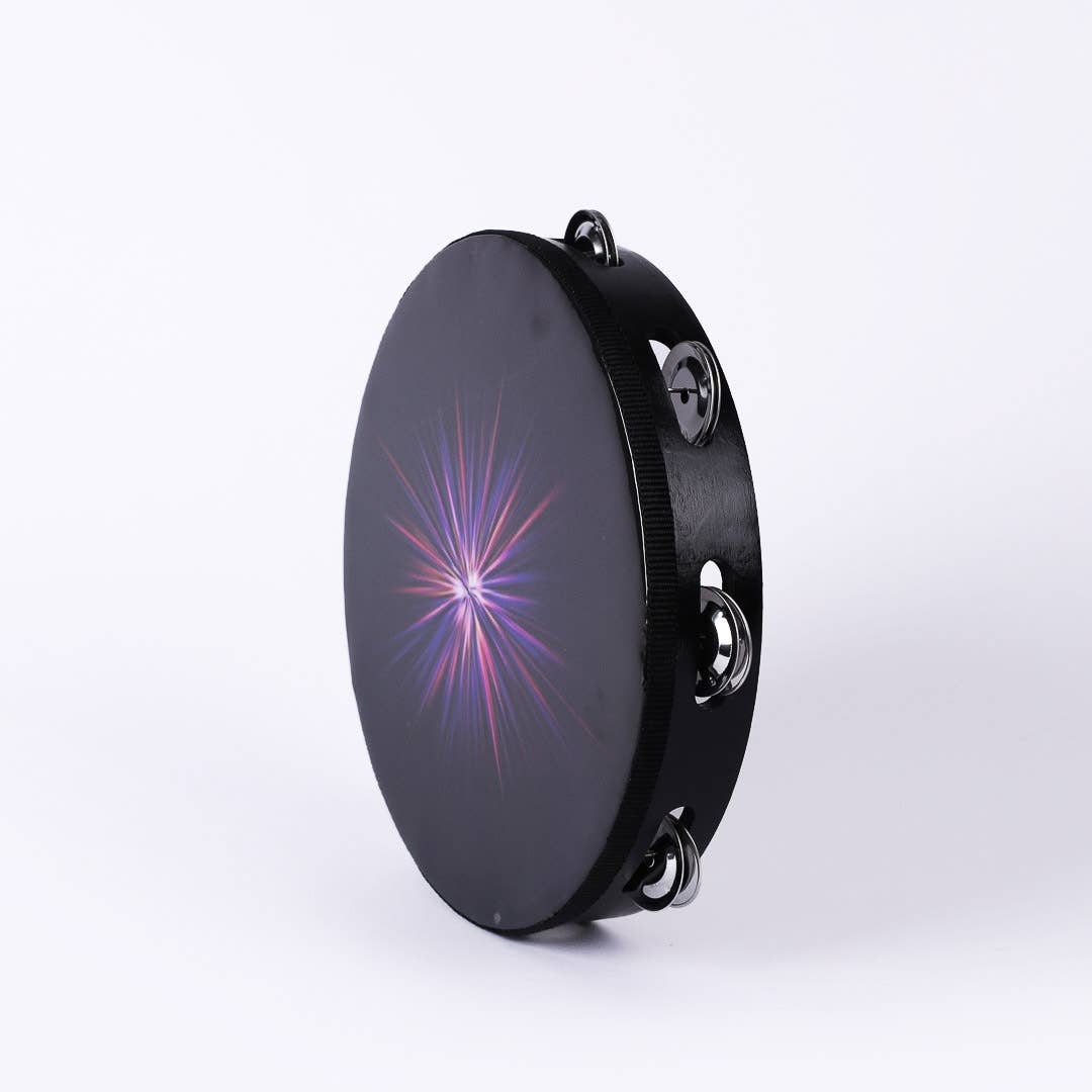 Tambourine Starburst Single Row 8 Prs Cymbals