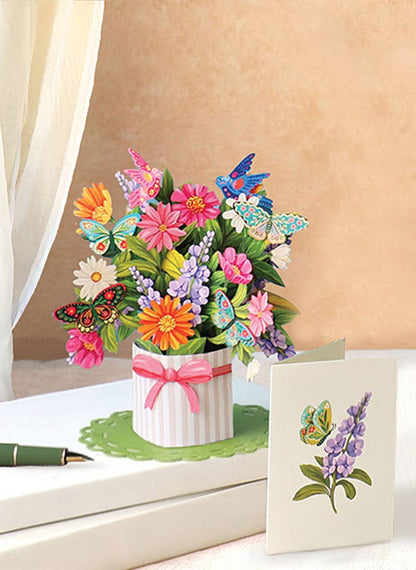 Mini Enchanted Garden Pop-up Card