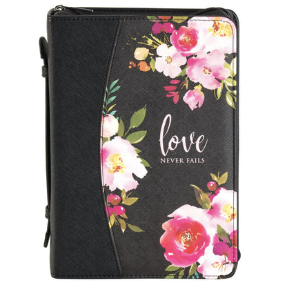 White Dove -BC- "LOVE NEVER FAILS'-Black-L