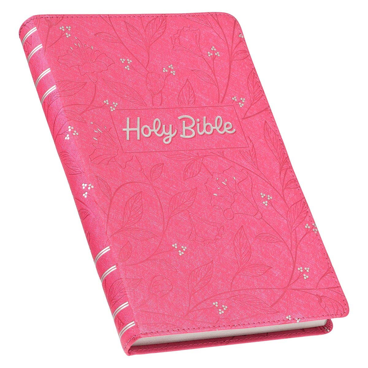 KJV Bible Gift Edition Faux Leather, Pink