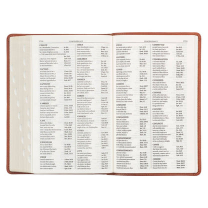 Brown Faux Leather Giant Print King James Bible