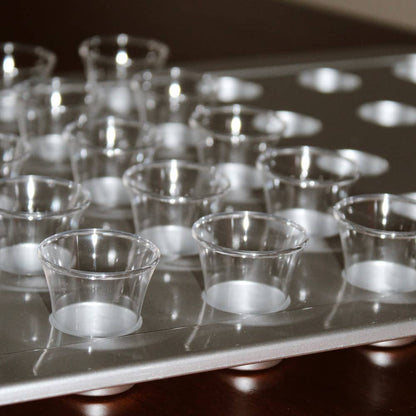 Communion Cups Clear Full Size 1 3/8In 50Ct