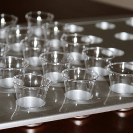 Communion Cups Clear Full Size 1 3/8In 50Ct
