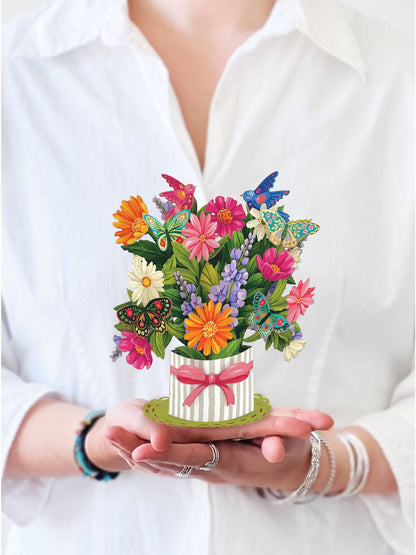 Mini Enchanted Garden Pop-up Card