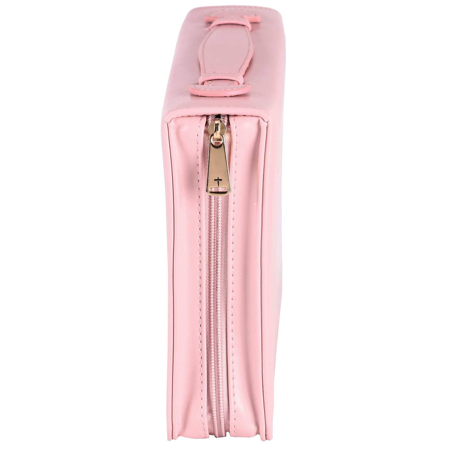 White Dove Bible Case Embossed Cross Pink XLarge