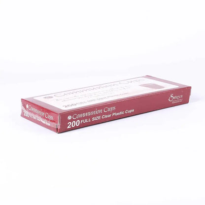 Communion Cups Clear Full Size 1 3/8In 200Ct