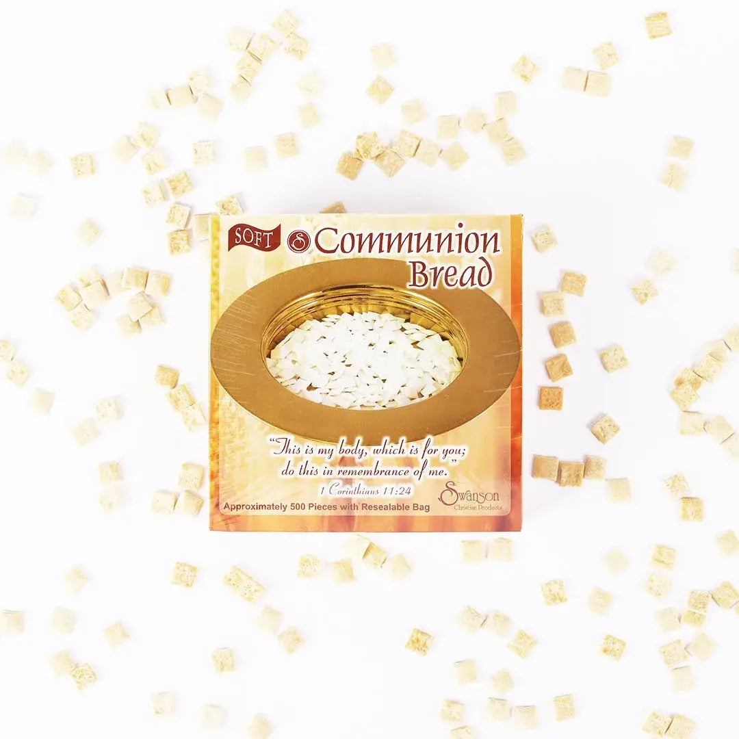 Communion Bread Soft Squares Swanson 500Ct