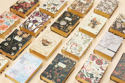 Vegan Leather Pocket Planner - Forest Flowers