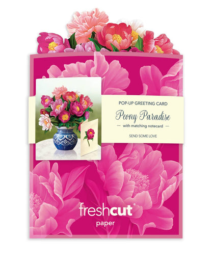 Mini Peony Paradise Pop-up Card