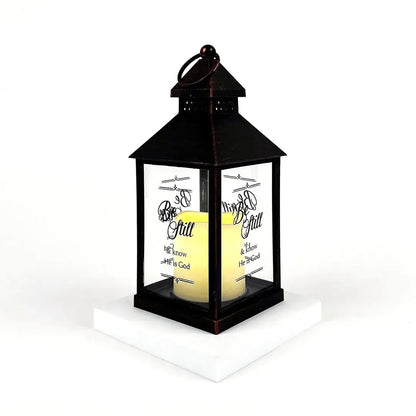 Lantern Led Candle - Brown - Be Still