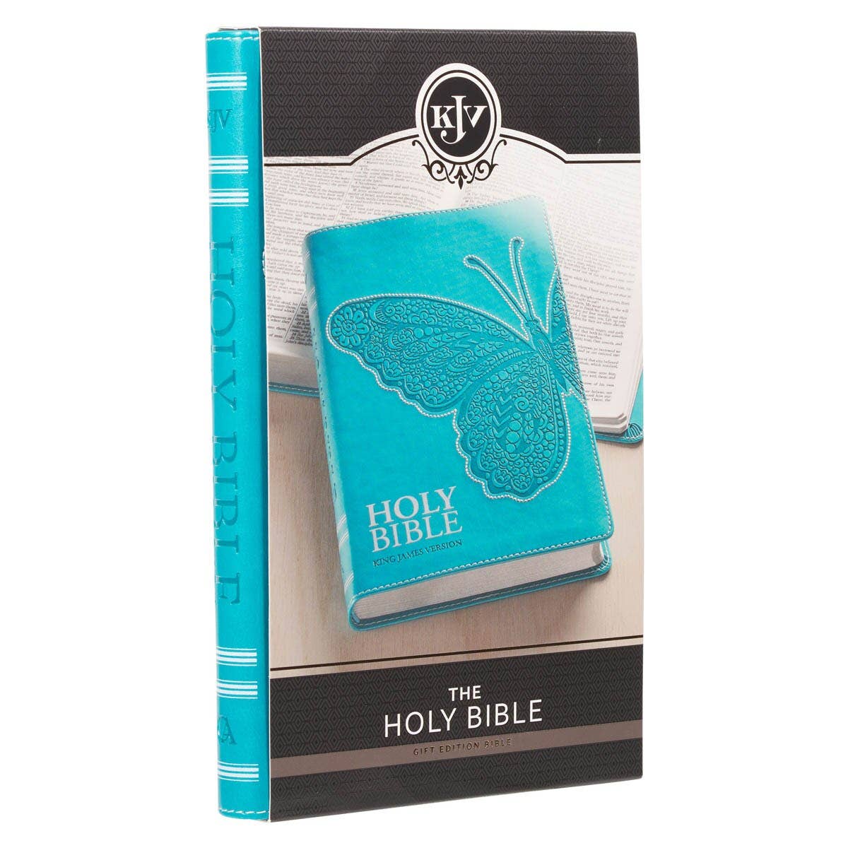 KJV Bible Gift Edition Faux Leather, Teal