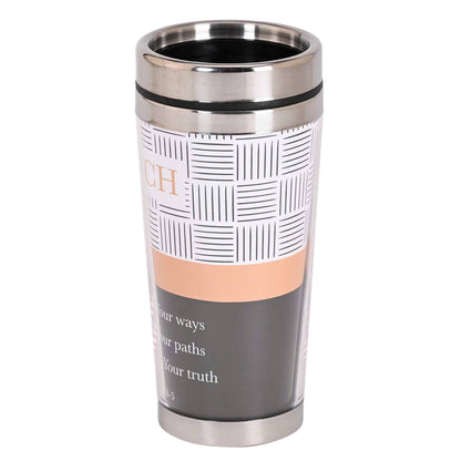 Travel Mug Teach Psalm 25:4-5 16 oz