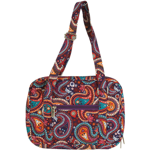 Bible Cover Paisley Quilted Large Print