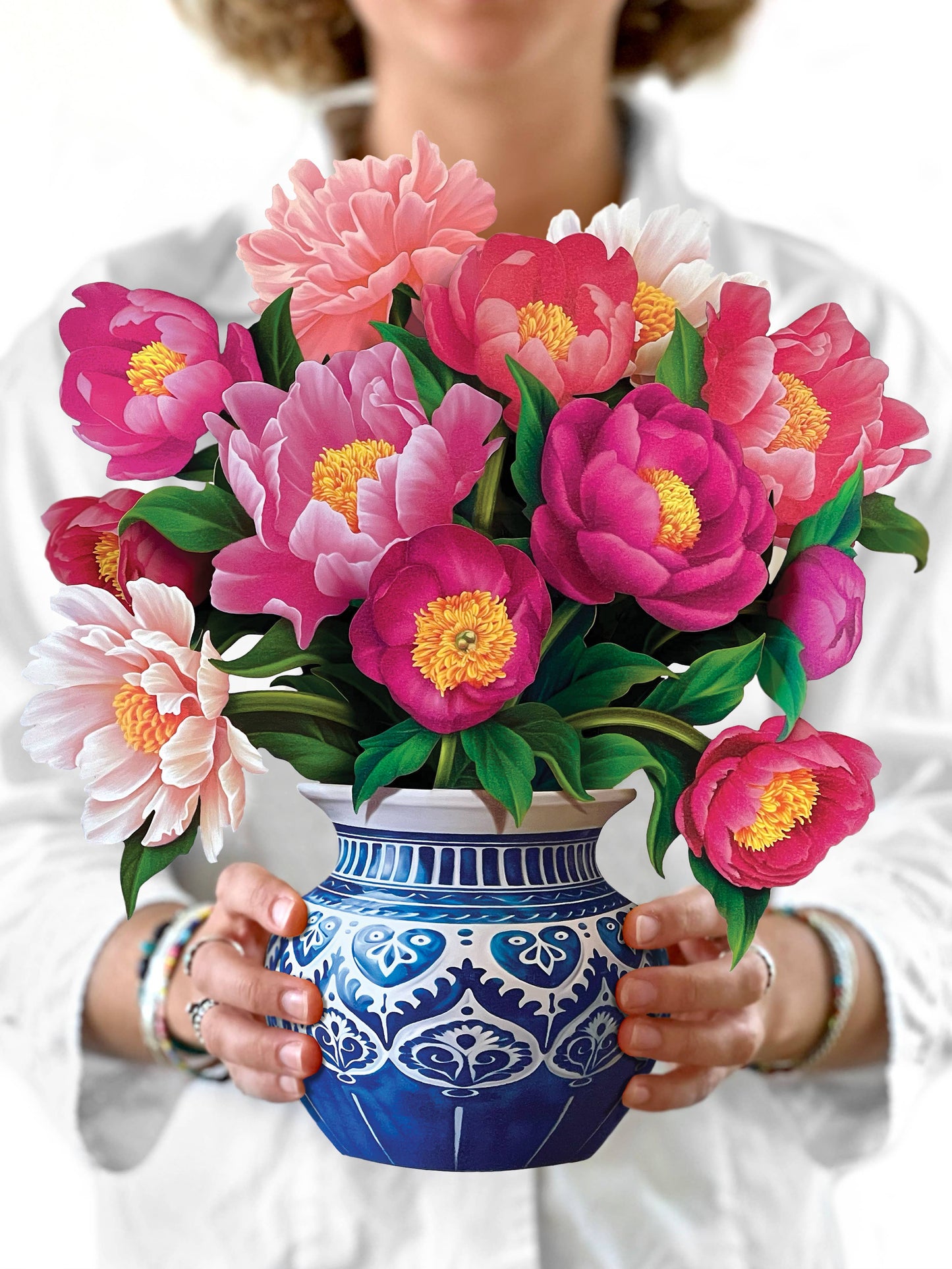 Peony Paradise Pop-up Card