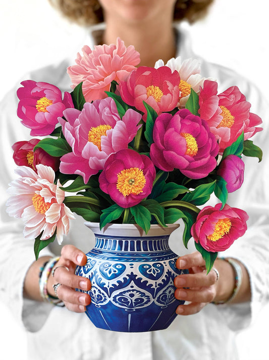Peony Paradise Pop-up Card