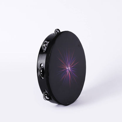Tambourine Starburst Single Row 8 Prs Cymbals