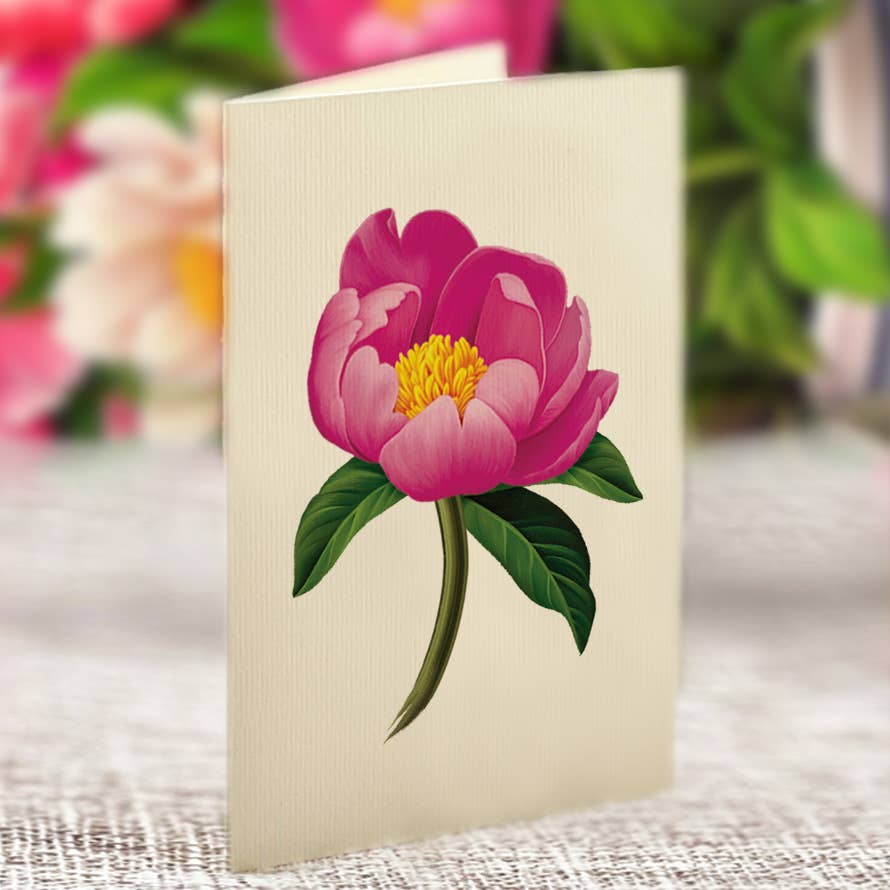 Grande Peony Paradise Pop-up Card