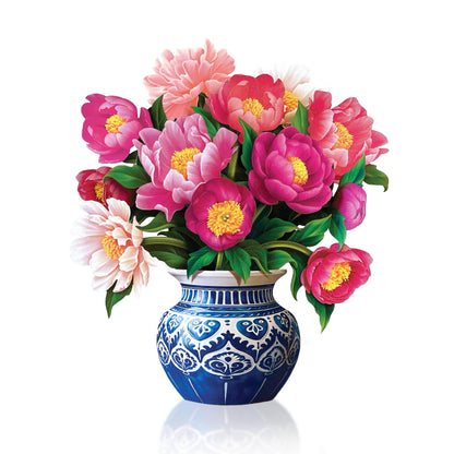 Mini Peony Paradise Pop-up Card