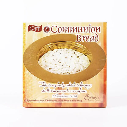 Communion Bread Soft Squares Swanson 500Ct