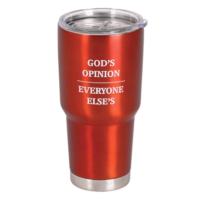 Tumbler Gods Opinion Red 30 oz