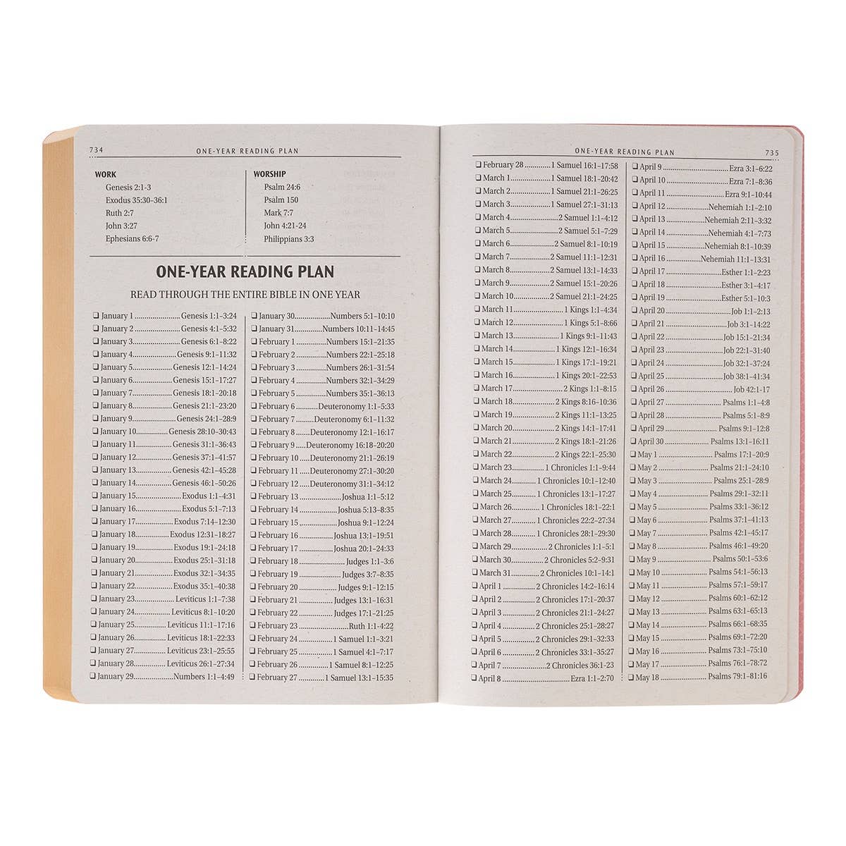 KJV Bible Gift Faux Leather, Pink