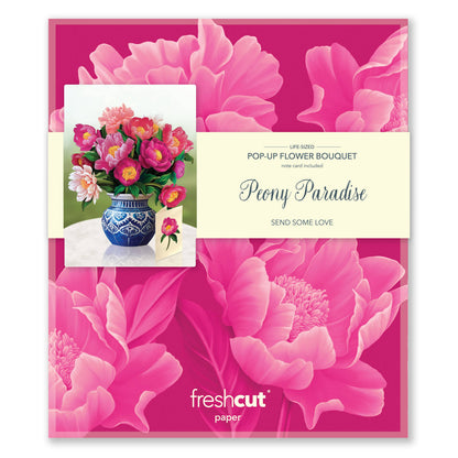 Peony Paradise Pop-up Card