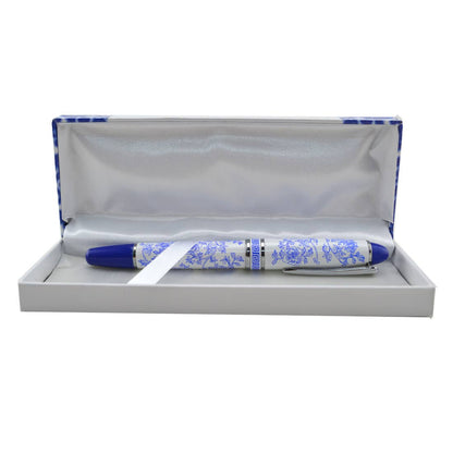 Ceramic Pen - Blue & White Floral