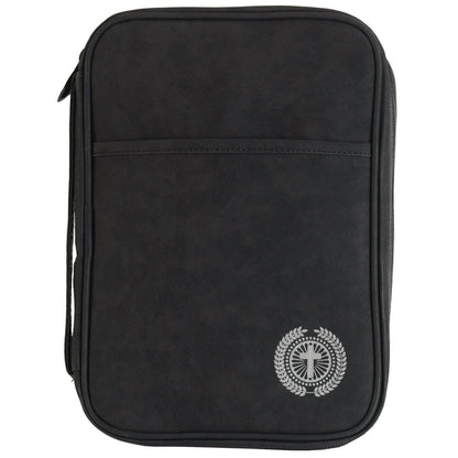 Bible Cover Black Cross Large Print