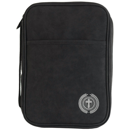 Bible Cover Black Cross Large Print