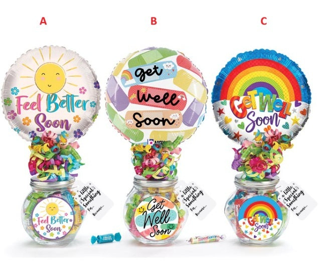 Get Well Candy Jar Gift Set