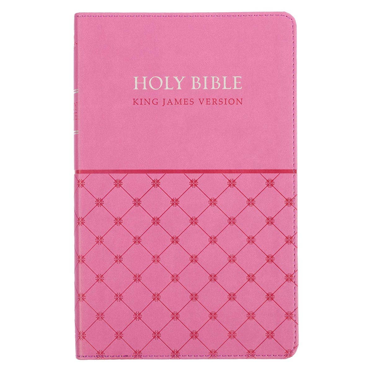 KJV Bible Gift Edition Faux Leather, Pink