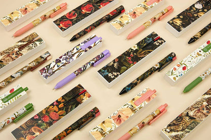 DreamBox Gel Click Pen in a Gift Box - Forest Flowers