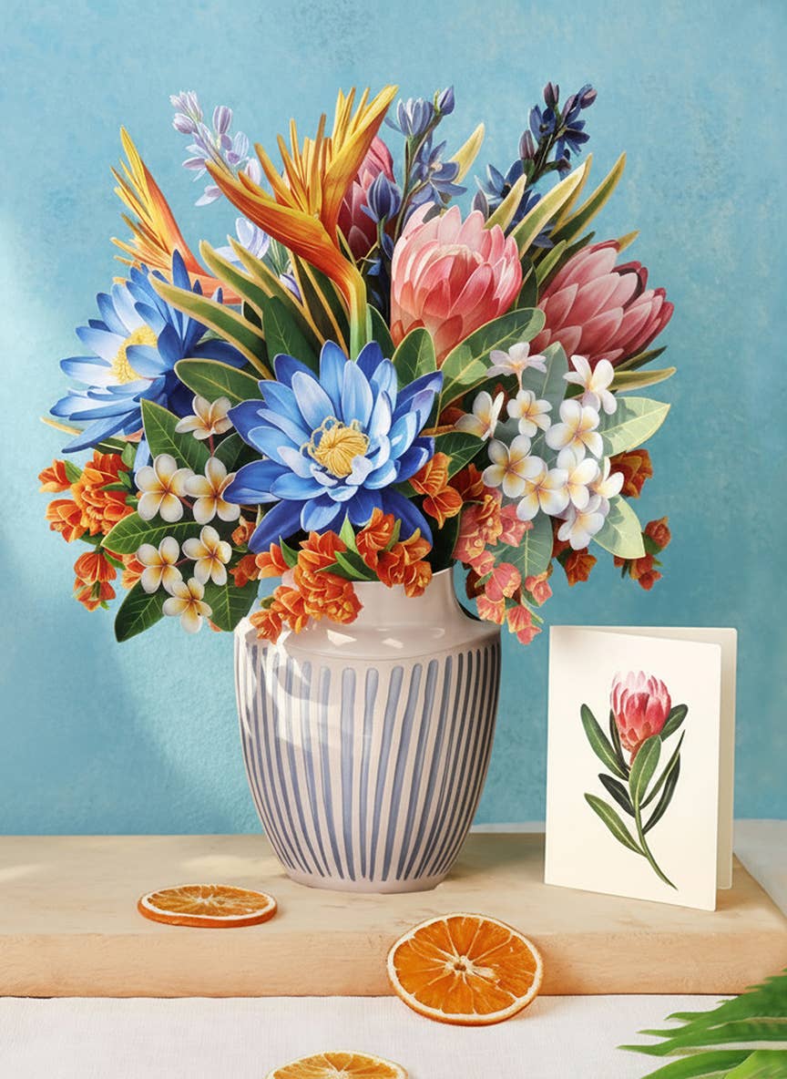 Tropical Paradise Pop-up Card