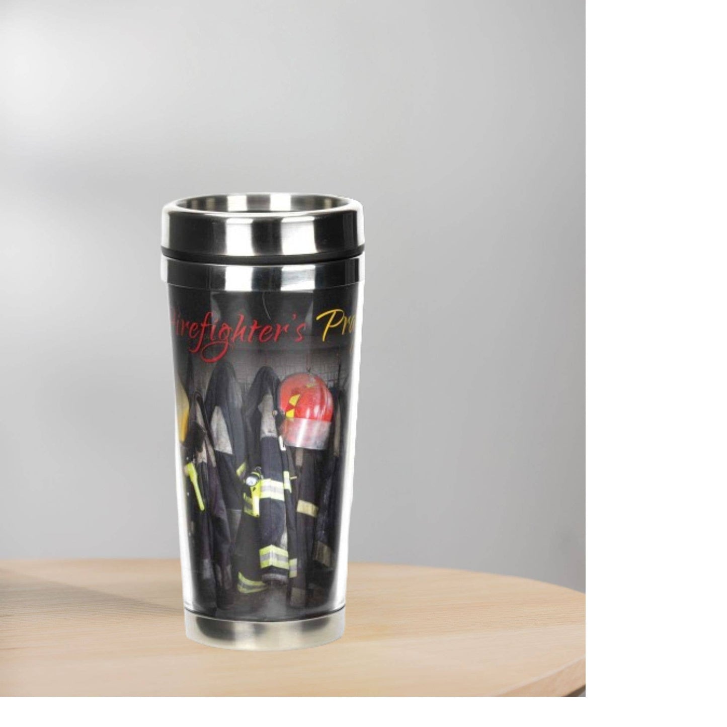 Firefighter's Prayer Travel Mug 16 oz