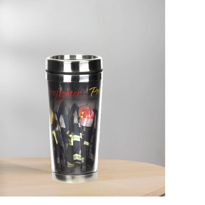 Firefighter's Prayer Travel Mug 16 oz