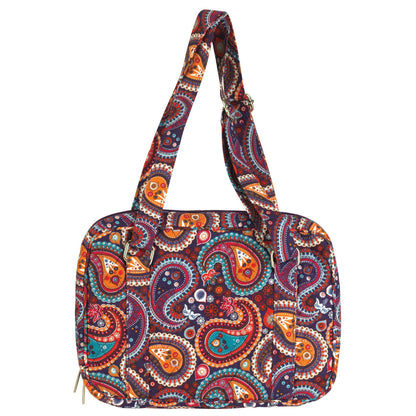 Bible Cover Paisley Quilted Large Print