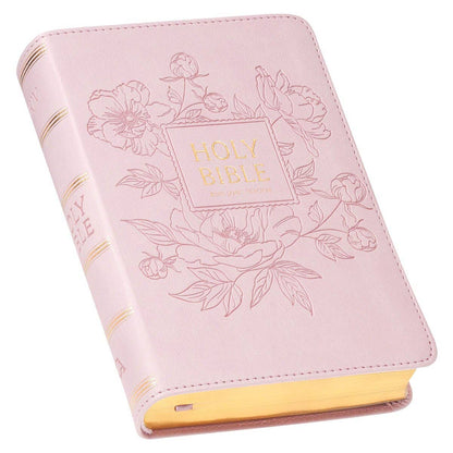 KJV Bible Compact LP Faux Leather, Pink