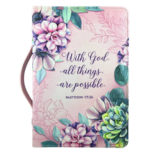 White Dove -BC- "WITH GOD ALL THINGS"-PINK-XL