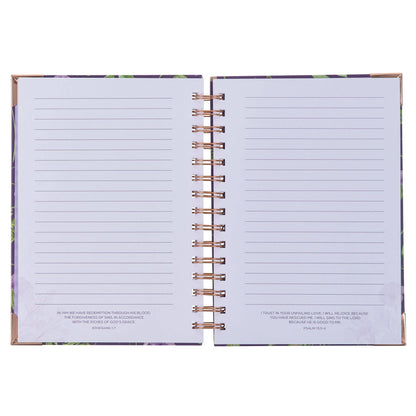 Journal Wirebound Purple Lord's Mercies Lam. 3:22-23