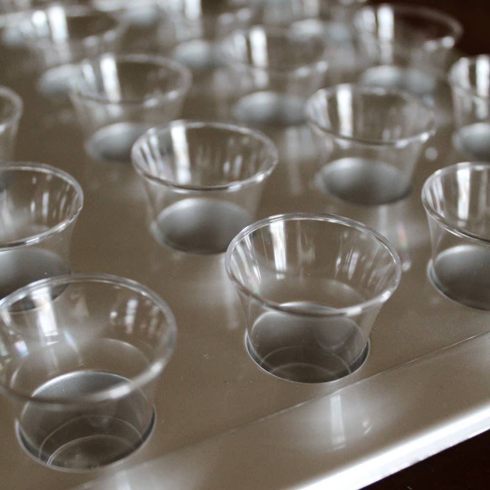 Communion Cups Clear Full Size 1 3/8In 50Ct