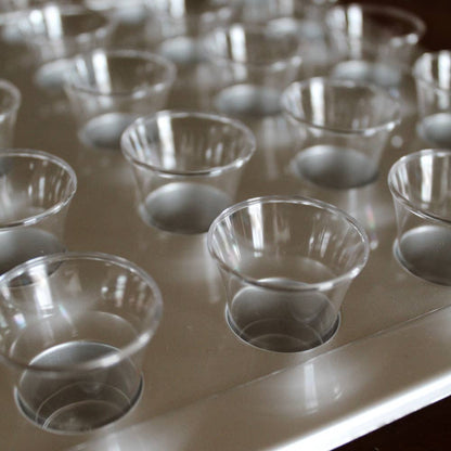 Communion Cups Clear Full Size 1 3/8In 50Ct