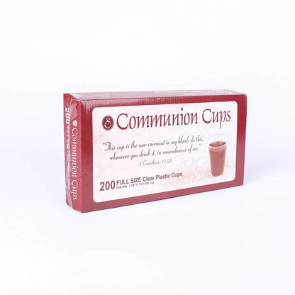 Communion Cups Clear Full Size 1 3/8In 200Ct