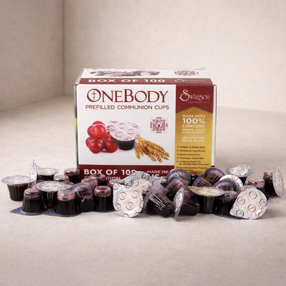 Communion Cups One Body Prefilled 100Ct
