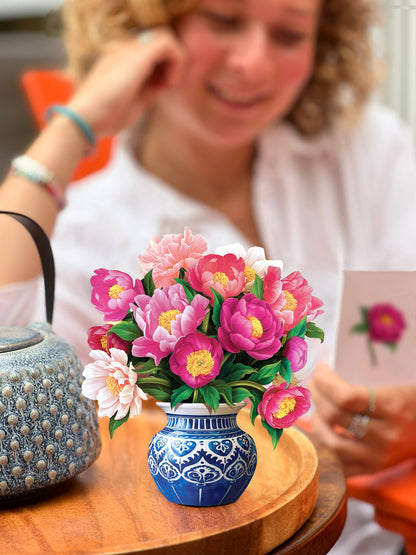 Mini Peony Paradise Pop-up Card